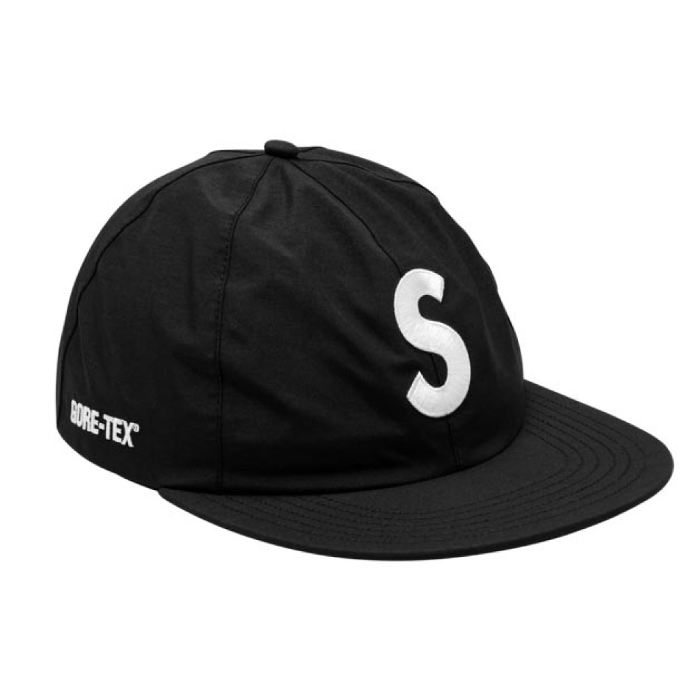 Supreme S Logo Cap Gore-Tex (Black)